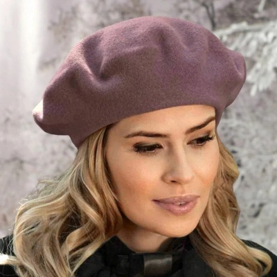 Tonak Lila baret FLORA WOOLMARK W-baret/890