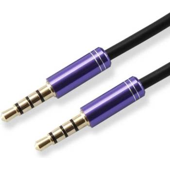 Image 1 of SBOX Kабел SBOX, Jack(м) 3.5mm към Jack(м) 3.5mm, 1.5м, лилав (3535-1.5U_BL)
