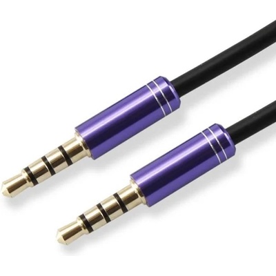 SBOX Kабел SBOX, Jack(м) 3.5mm към Jack(м) 3.5mm, 1.5м, лилав (3535-1.5U_BL)
