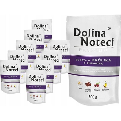 Dolina Noteci Králík Premium s brusinkami 10 x 150 g