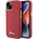 GUESS Кейс Guess Silicone Script Metal Logo & Frame за iPhone 15, червен (3666339149048)