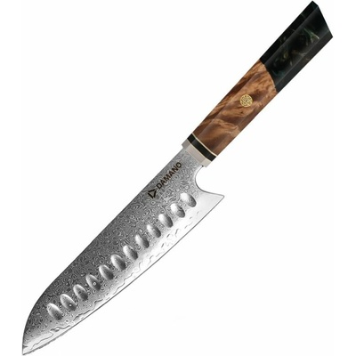 DAMANO nůž šéfkuchařský Santoku EMERALD DMS-205G (7")