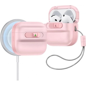ESR Калъф за Apple AirPods 4 - ESR Pulse Magnetic HaloLock - Розов
