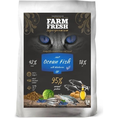 Farm Fresh Cat Adult Ocean Fish with Blueberries Grain Free 1,8 Kg