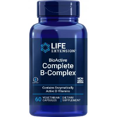 Life Extension BioActive Complete B-Complex, 60 rastlinných kapsúl