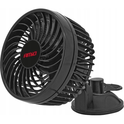 AMIO Ventilátor do auta s přísavkou 11,4cm 12V | Zboží Auto
