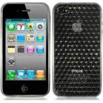 Apple iPhone 4/4S Силиконов Калъф Бял + Протектор