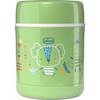 Chicco termoska na jedlo 300 ml zelená