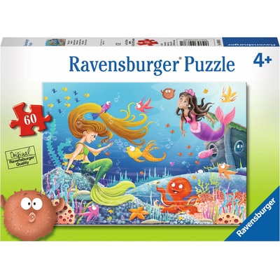 Ravensburger Пъзел Ravensburger от 60 части - Приказка за русалки (9638)