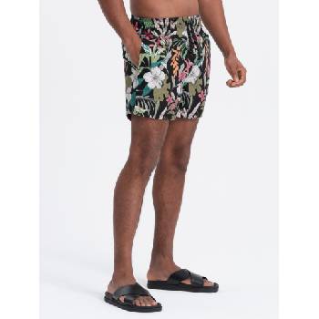 Ombre Clothing Мъжки черно-зелен бански с тропически шарки Ombre Clothing Ombre Clothing | Zelen | МЪЖЕ | S