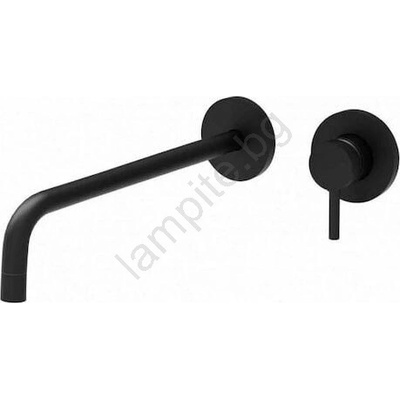 PAFFONI - Вграден смесител за умивалник LIGHT, черен (PF0049)