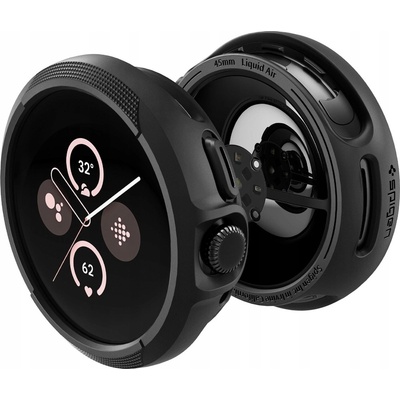 Spigen černý rámeček Google Pixel Watch 3 45mm ACS07598 – Zboží Živě