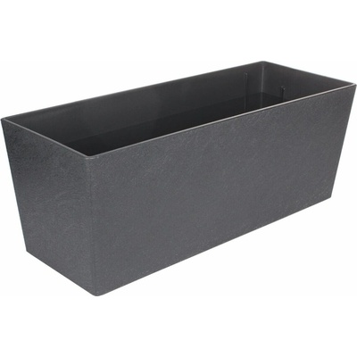 Plastkon Florence Stone truhlík 75 cm antracitová