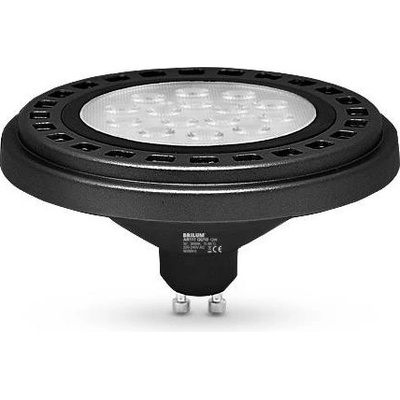 Brilum LED žárovka AR111 GU10/12W/230V 4000K černá 30° B3521