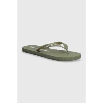 Calvin Klein Jeans Джапанки Calvin Klein Jeans BEACH SANDAL GLOSSY в зелено YM0YM00952 (YM0YM00952)