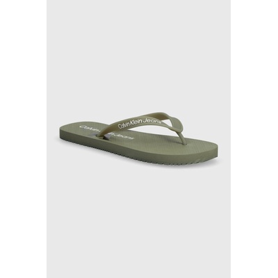 Calvin Klein Jeans Джапанки Calvin Klein Jeans BEACH SANDAL GLOSSY в зелено YM0YM00952 (YM0YM00952)