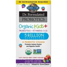 Garden of Life Dr. Formulated organická probiotiká pre deti lesné ovocie 30 tabliet