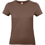 B&C Collection B&c 190 / Дамска тениска от плътен памук - шоколадов цвят m (01004t14002)