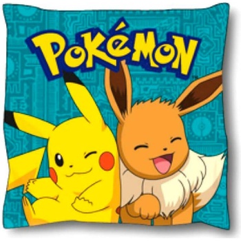 SAHINLER Vankúš Pokémon Pikachu a Eevee 40x40