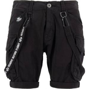 Alpha Industries мъжки къси панталони ALPHA INDUSTRIES - Utility - черен_116213