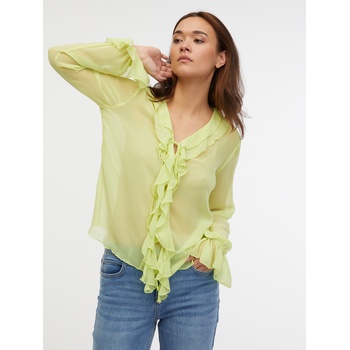 orsay Светлозелена дамска блуза с волани ORSAY Orsay | Zelen | ЖЕНИ | XS
