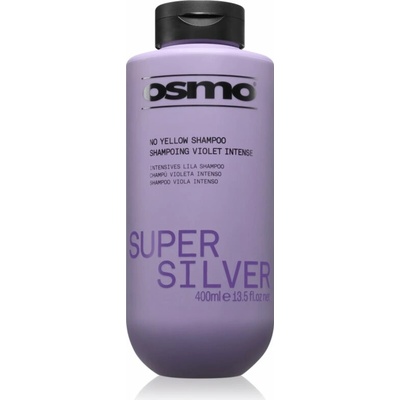 Osmo Super Silver No Yellow Shampoo šampón proti žltým tónom pre blond a šedivé vlasy 400 ml