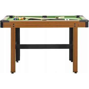 Multidom 4-stopový biliardový stôl hnedý 122x61x76 cm