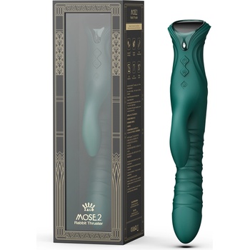 ZALO Mose 2 Thrusting Rabbit Vibrator Green