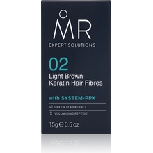 MR Keratin Hair Fibres Light Brown Keratinová vlákna na zahuštění vlasů pro muže 15 g