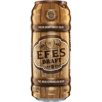 Efes Draft - бира кен 500ml