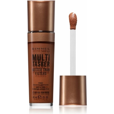 Rimmel Multi-Tasker Better Than Filters rozjasňujúca podkladová báza pre zjednotenie farebného tónu pleti 071 Deep Rich 30 ml