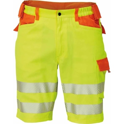 Cerva Latton Pánské HI VIS šortky žltá oranžová
