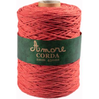 Borgo de Pazzi Amore CORDA 2mm Oranžovočervená 432