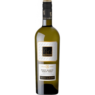 Biscardo Mavum Bianco Pinot Bianco Pinot Nero IGT Trevenezie biele 12,5% 0,75 l (čistá fľaša)