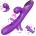 SuperLove G-Spot Rabbit Pro Vibrator Purple