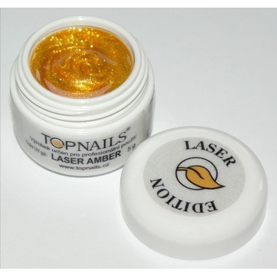 Topnails UV gélový farebný laser Amber 5g