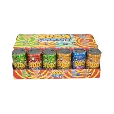Profisa Soda Candy ovocné bonbóny v plechovce 120 g