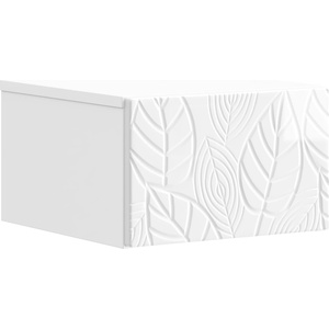 vidaXL Спален шкаф с монтаж на стена Бял гланц 49 x 34, 5 x 20 см (898793)