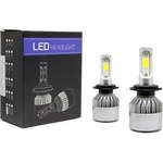  Лед крушки - Led система Н7 за фарове S2 - 30 800 Лукса, 18W - COB 6000K - 300% повече светлина