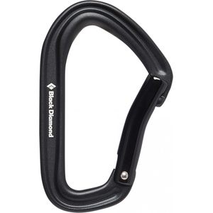 Black Diamond Карабинер с щифт Black diamond Hotforge Bent Gate Snapgate carabiner - Black - размер One Size (321-0226-0111)