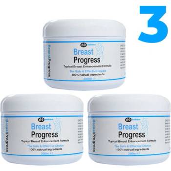 3 x Breast Progress гел за уголемяване на гърдите
