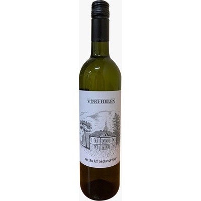 Víno Helen Muškát moravský 12% 0,75 l (čistá fľaša)