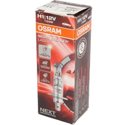 OSRAM Крушка OSRAM H1, 12V, 55W, 1550lm, 1 брой