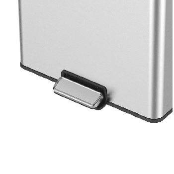 Image 1 of EKO-Europe EKO Кош за разделно събиране ESSENTIAL - 2 х 20 л. - хром мат (EKO 822840 - Matt s/s)