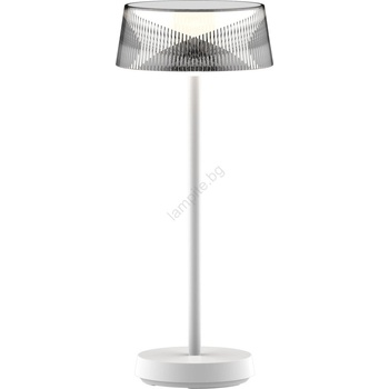 Polux LED настолна лампа CASABLANCA LED/3, 4W/5V USB 3600 mAh IP44 бяла (SA2228)