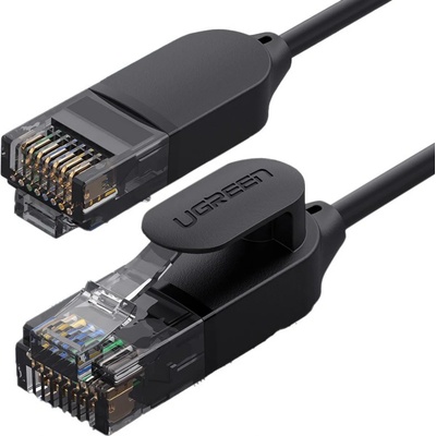 Мрежов кабел Ugreen 70332 Ethernet patchcord RJ45 Cat 6A UTP 1000Mbps 1м - черен (70332)