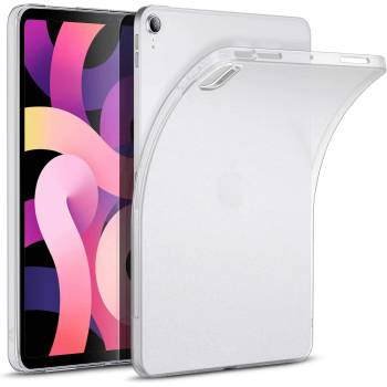 ESR Project Zero Slim Matte Case - удароустойчив силиконов (TPU) калъф за iPad Air 4 (2020) (прозрачен-мат)