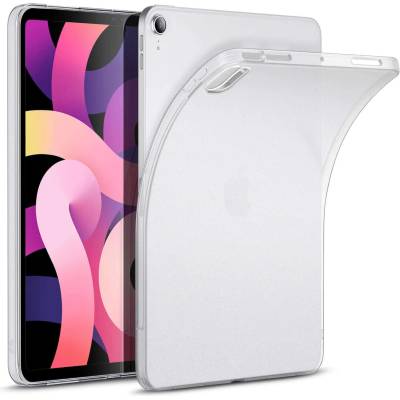 ESR Project Zero Slim Matte Case - удароустойчив силиконов (TPU) калъф за iPad Air 4 (2020) (прозрачен-мат)