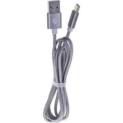ALIGATOR TUBA 2A nabíjecí kabel Lightning šedý (DAKT006)