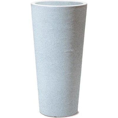 HORECANO Wave-Саксия КОНУС h56см-8, 5л(53363-382/55)БЯЛ ГРАНИТ (0197144)